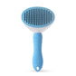 Dog Hugs Cat Self - Cleaning Cat Grooming Comb - Stainless Steel Fine Needle Comb for Cats - Pets Perfect