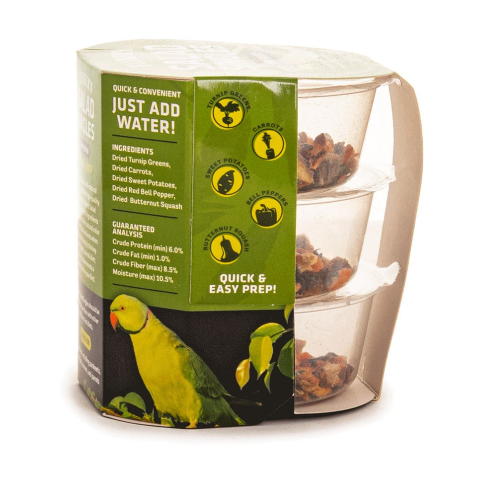 Fluker's Salad Singles Veggie Chop Blend for Birds 1ea/0.65oz., 3 pk