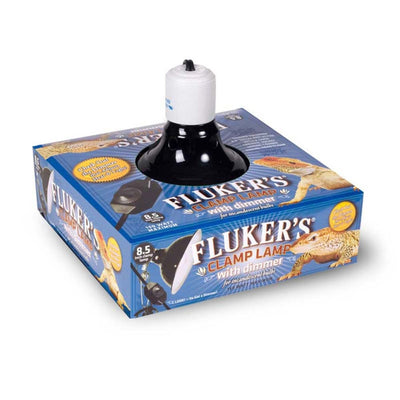 Fluker's Ceramic Repta-Clamp Lamp with Dimmer Switch Black 1ea/8.5 in