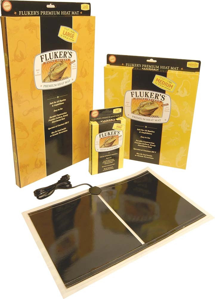 Flukers Ultra-Deluxe Premium Heat Mat for Reptiles 11 in x 17 in Large