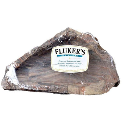 Flukers Repta-Bowl Non-porous Food and Water Bowl Multi-Color 9 in Large