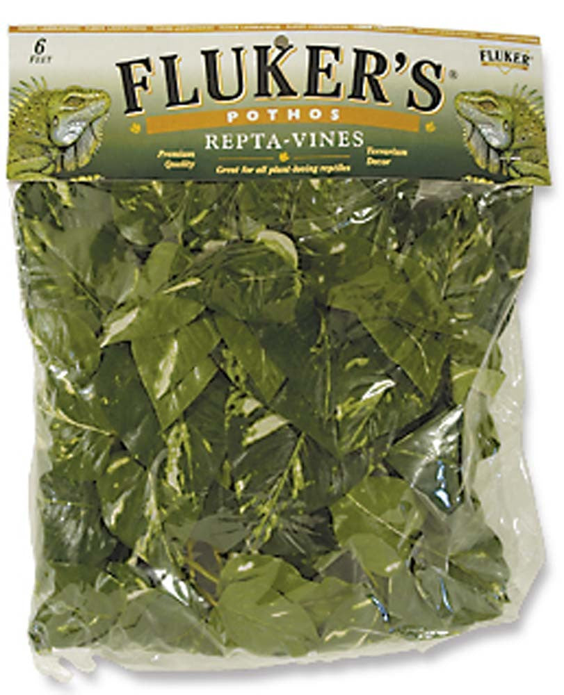 Fluker's Pothos Repta-Vines Reptile Terrarium Vine Decor - Green, 6 ft