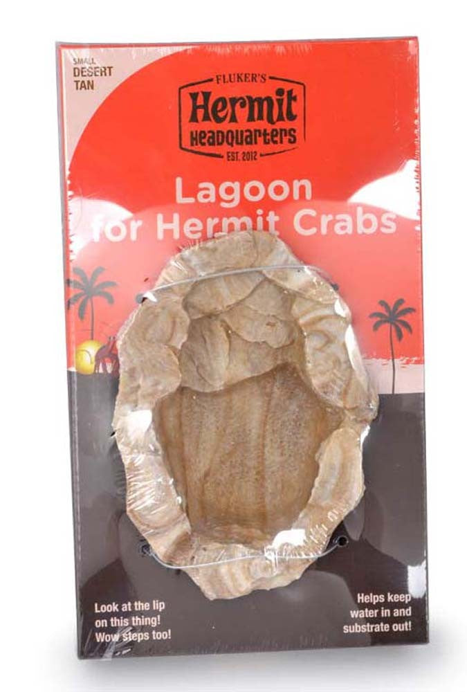 Fluker's Hermit Crab Lagoon Desert Tan 6 in x 4 in, Small