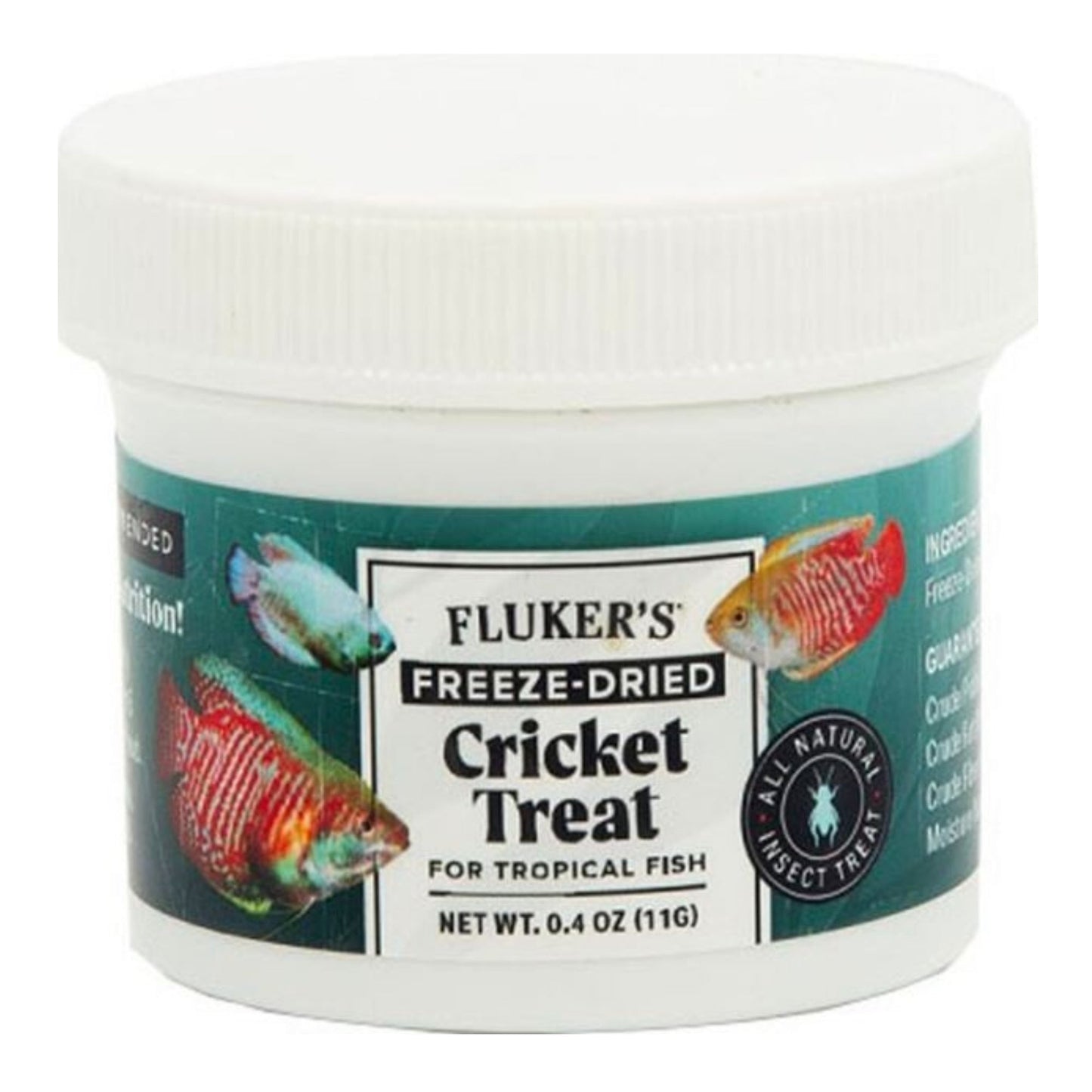 Fluker's Freeze Dried Cricket Treat for Reptiles, .4 oz