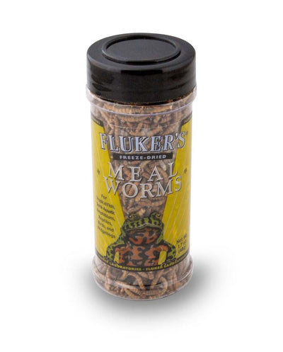 Flukers Freeze Dried Mealworms Reptile Food 1.7 oz
