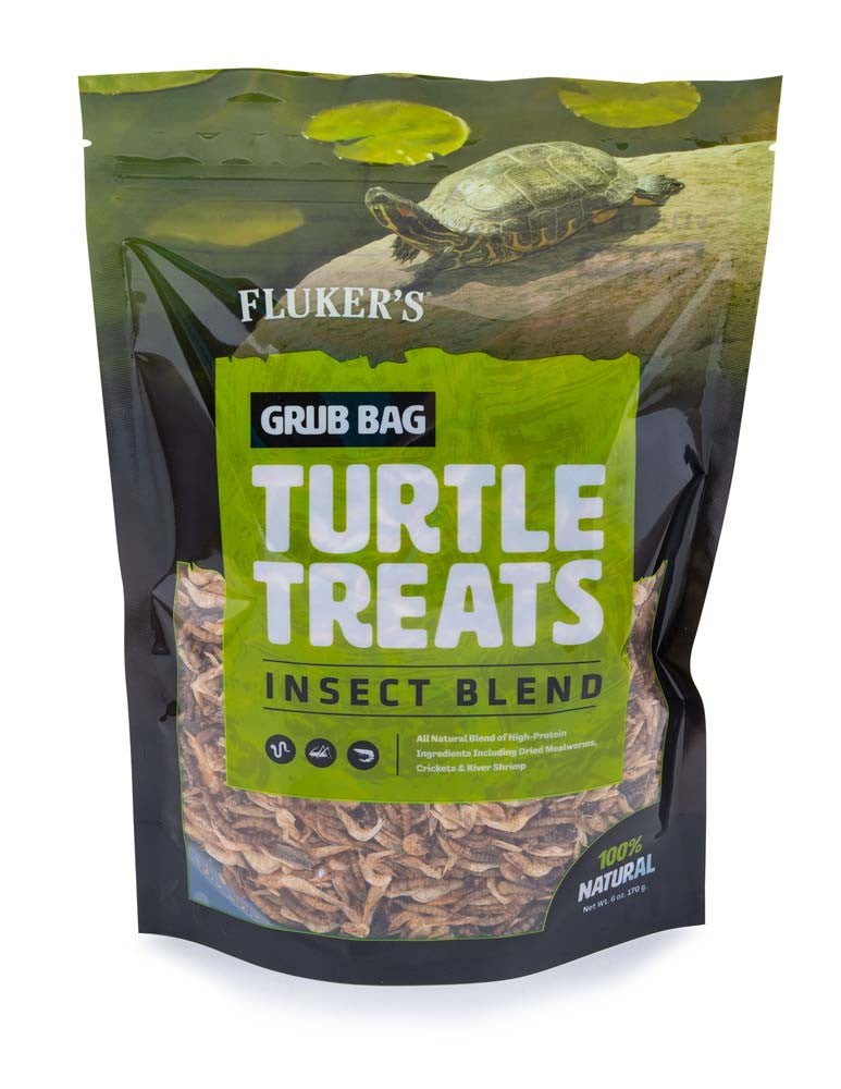 Fluker's Grub Bag Turtle Treat Insect Blend Dry Food, 6 oz