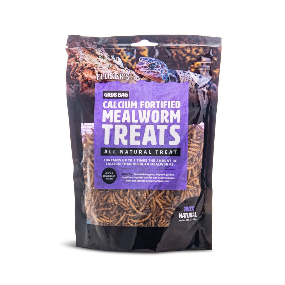 Fluker's Grub Bag Mealworm Calcium Fortified Treats 1ea/3.75oz.