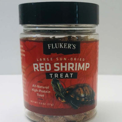 Fluker's Sun-Dried Red Shrimp Reptile Treat 1ea/.6oz.