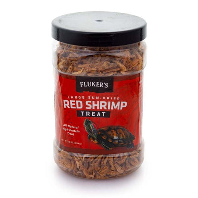 Fluker's Sun-Dried Red Shrimp Reptile Treat 1ea/10oz.