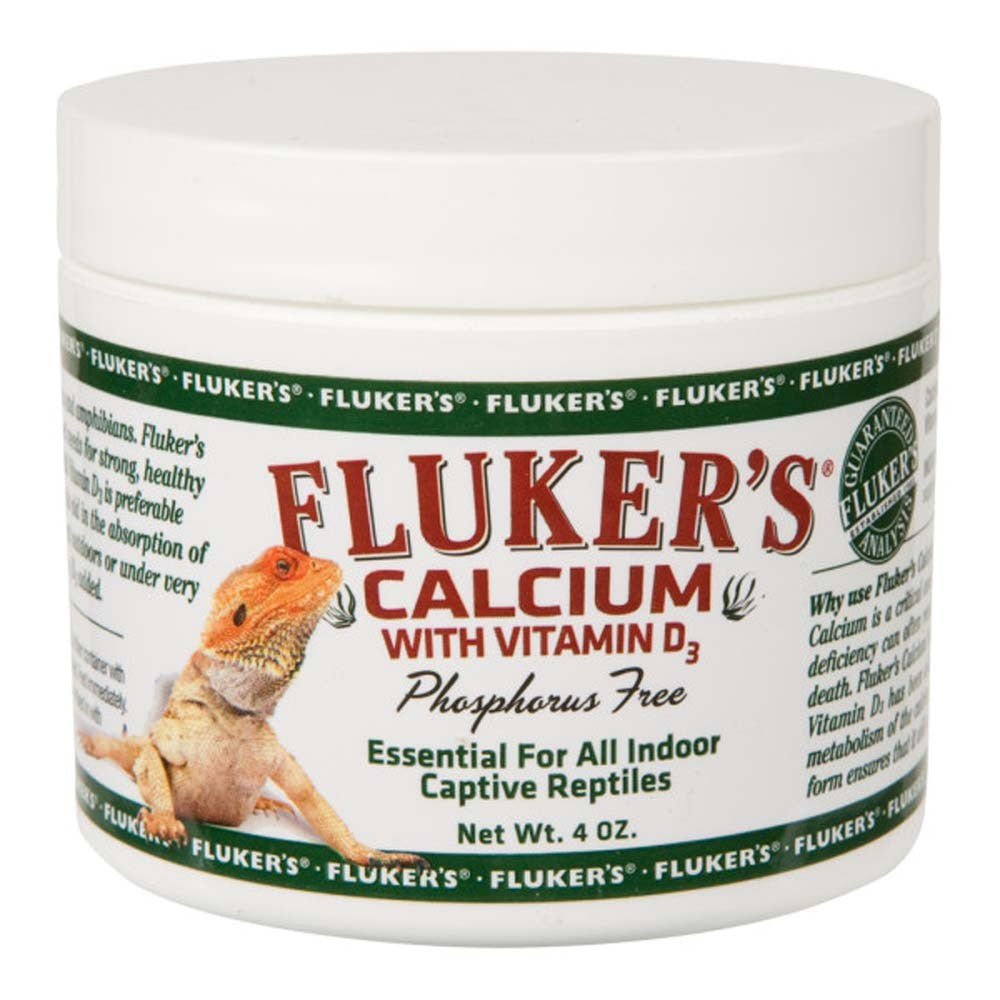 Fluker's Repta Calcium with Vitamin D3 Reptile Supplement, 4 oz