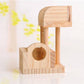 Wooden Hamster Watchtower Toy.