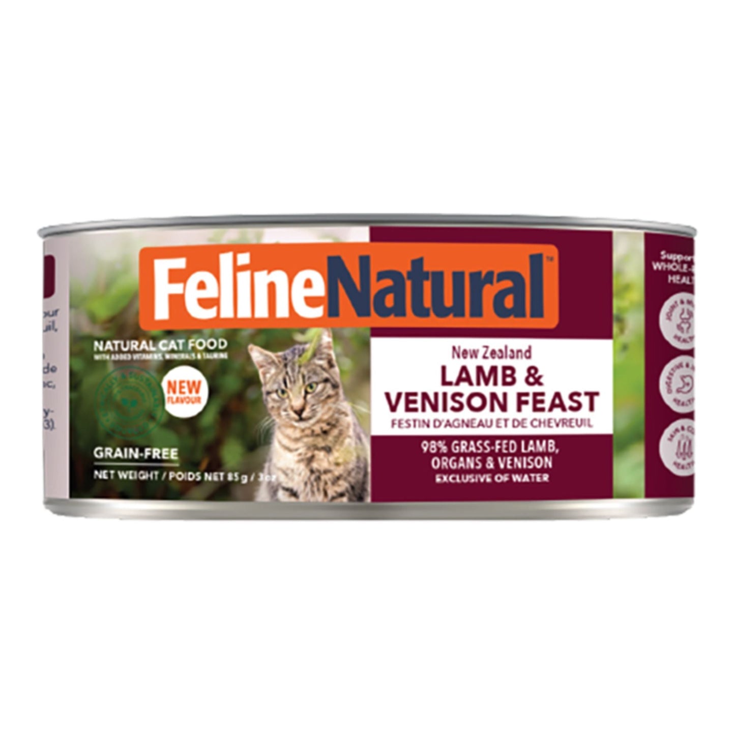 Feline Natural Cat GF Canned New Zealand Lamb & Venison Feast