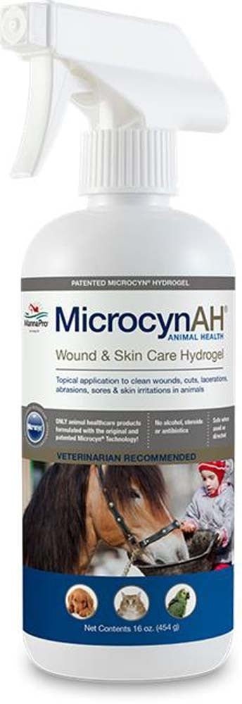 MicrocynAH Wound & Skin Care Hydrogel 16 oz - Pets Perfect