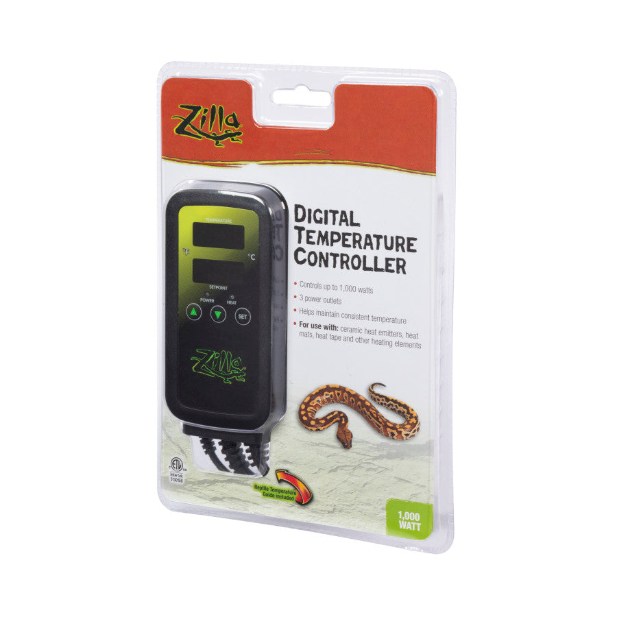 Zilla Digital Temperature Controller 1000W for Reptile Habitats