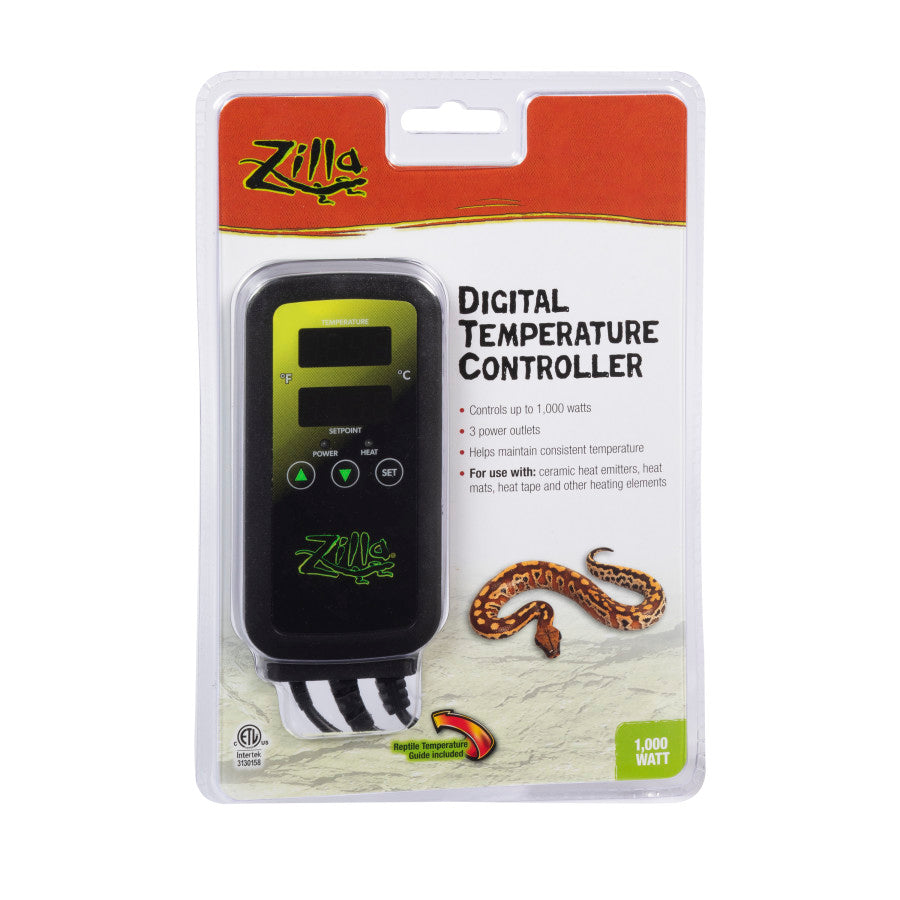 Zilla Digital Temperature Controller 1000W for Reptile Habitats