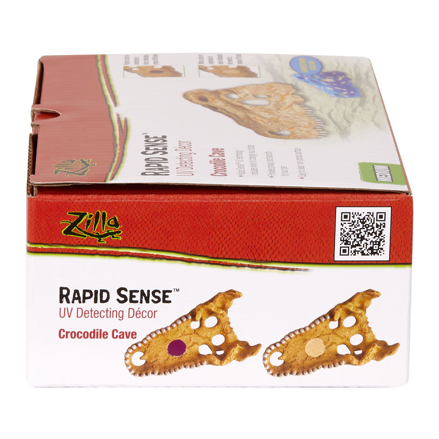 Zilla Rapid Sense UV-Detecting Decor - Medium Crocodile Skull