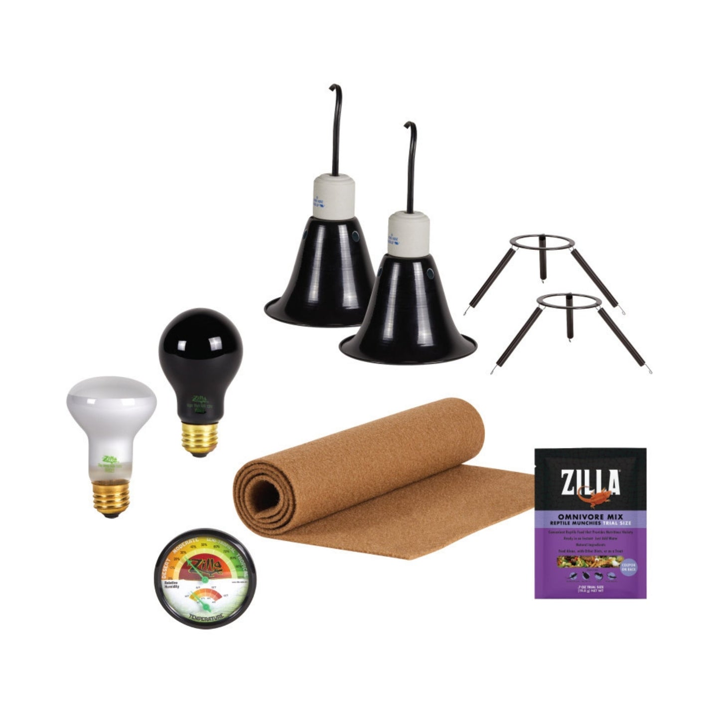 Zilla Desert Habitat Accessory Kit for Juvenile Desert Reptiles