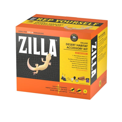 Zilla Desert Habitat Accessory Kit for Juvenile Desert Reptiles