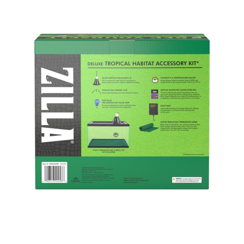 Zilla Tropical Habitat Accessory Kit for Juvenile Reptiles, view 4
