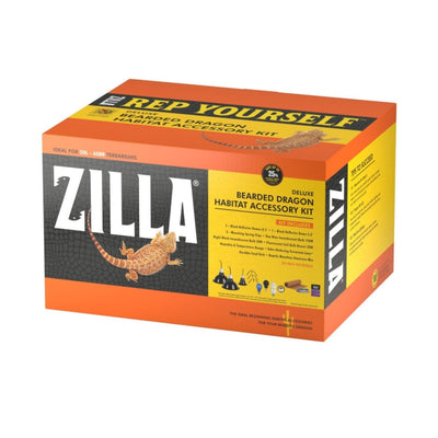 Zilla Bearded Dragon Habitat Accessory Kit for Terrariums 20