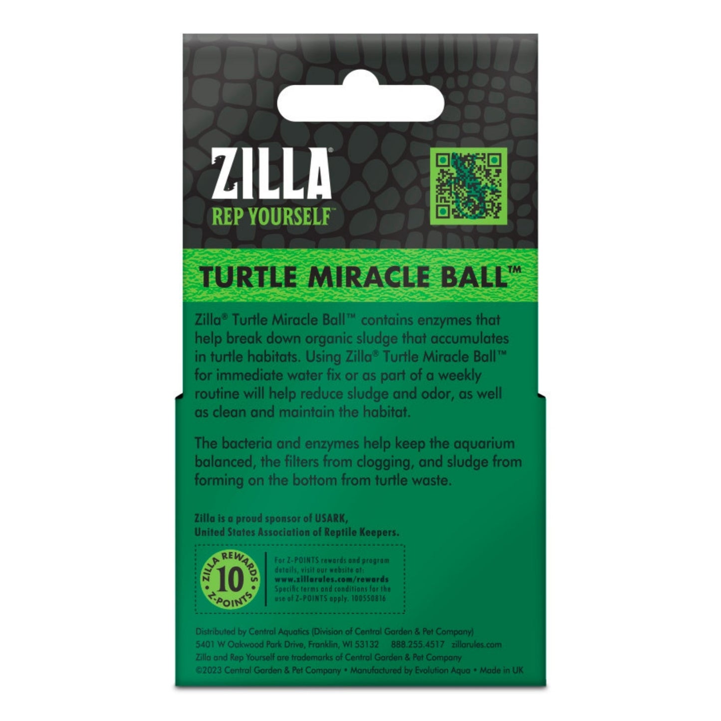 Zilla Turtle Miracle Ball Aquatic Habitat Water Care 4ct
