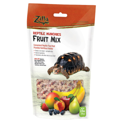 Zilla Reptile Munchies Fruit Mix Black, 2.5 oz