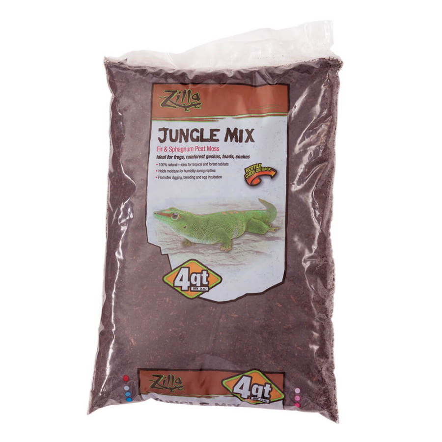 Zilla Jungle Mix Sphagnum Moss and Fir Shavings Reptile Substrate 4 qt