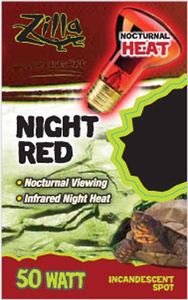 Zilla Incandescent Spot Bulbs Night Red 50 W