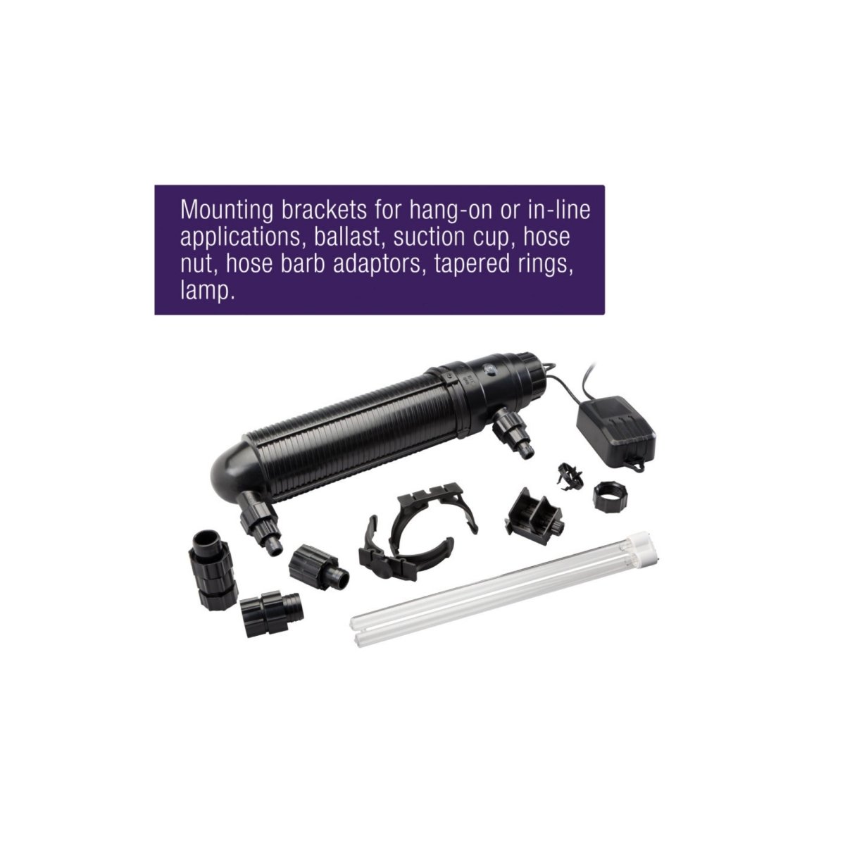 Coralife Turbo - Twist UV Sterilizer 1ea/12X, 36 W, Up To 500 gal - Pets Perfect