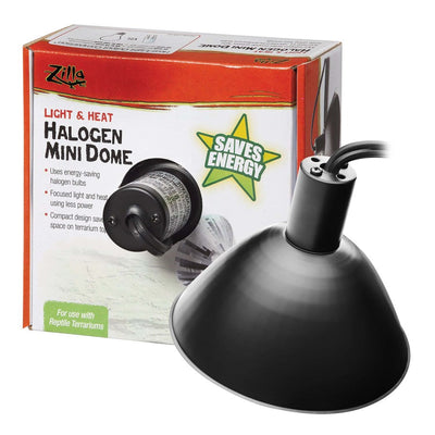 Zilla Light Heat Halogen Mini Dome For Reptile Terrariums