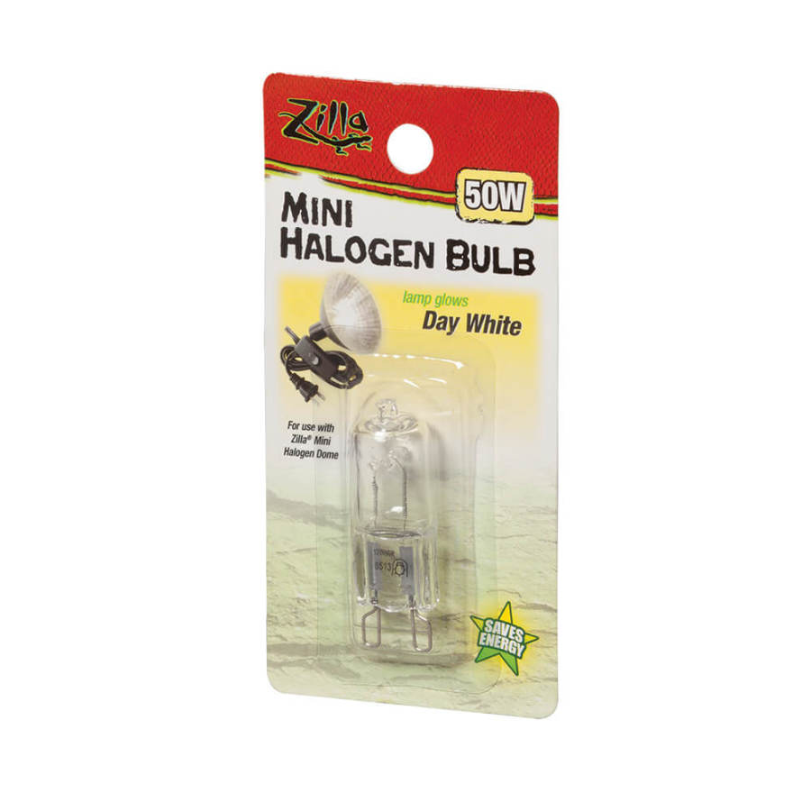 Zilla Mini Halogen Bulb Day, White, 50W