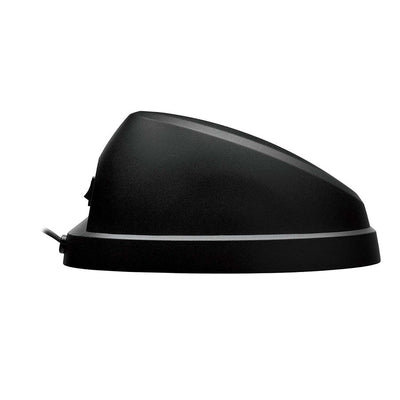 Black Zilla Heat UVB Basking Fixture, side view, with a power cord and switch visible on the left.