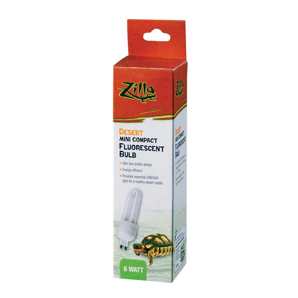 Zilla Mini Compact Fluorescent UVB Bulb - Desert, 6W