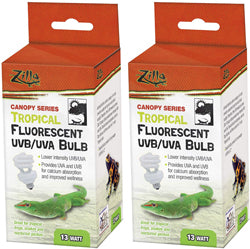 Zilla Canopy Series Tropical UVB/UVA Fluorescent Bulb 13W