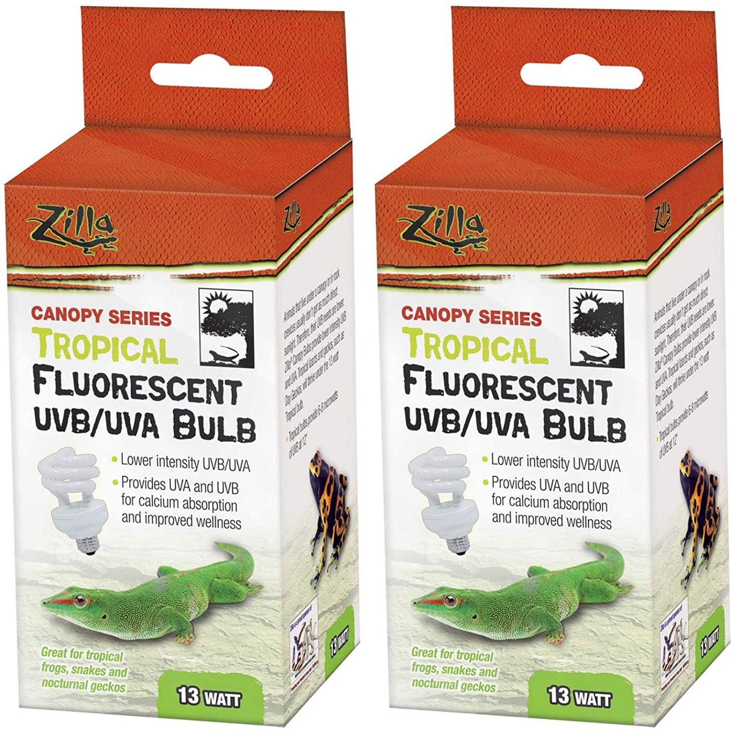 Zilla Canopy Series Tropical UVB/UVA Fluorescent Bulb 13W