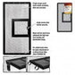 Zilla Fresh Air Screen Cover with Hinged Door 20 x 10 in
