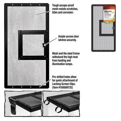 Zilla Screen Covers with Hinged Door 20 x 10 Inches