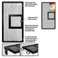 Zilla Fresh Air Screen Cover with Hinged Door 24 x 12 in