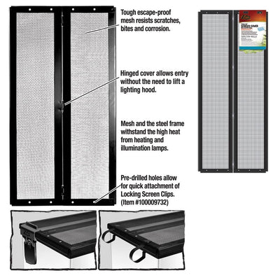 Zilla Fresh Air Screen Cover with Center Hinge 30X12