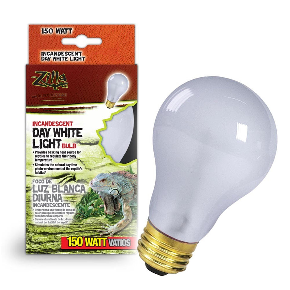Zilla Incandescent Bulb Day, White, 150W