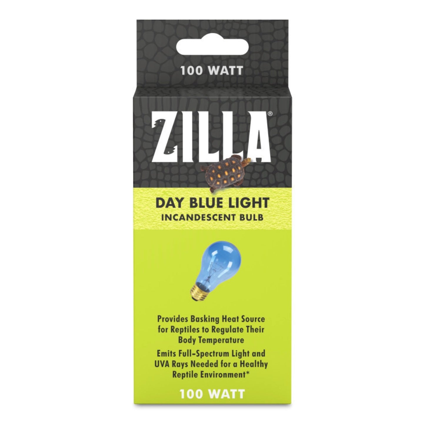 Zilla Incandescent Day Blue Bulb 100W Full-Spectrum Reptile Terrarium Light