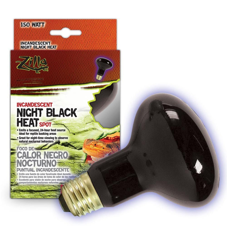 Zilla Incandescent Spot Bulb Night Black 150W