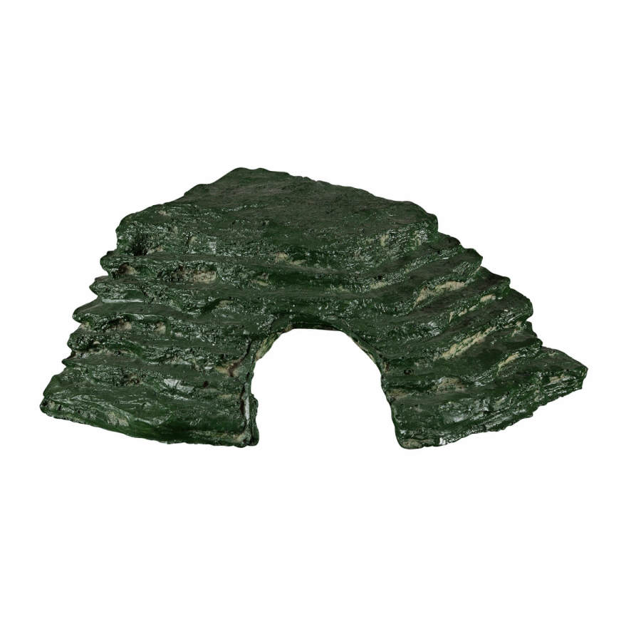 Zilla Corner Basking Platform Ramp Large Green for Reptile Terrariums