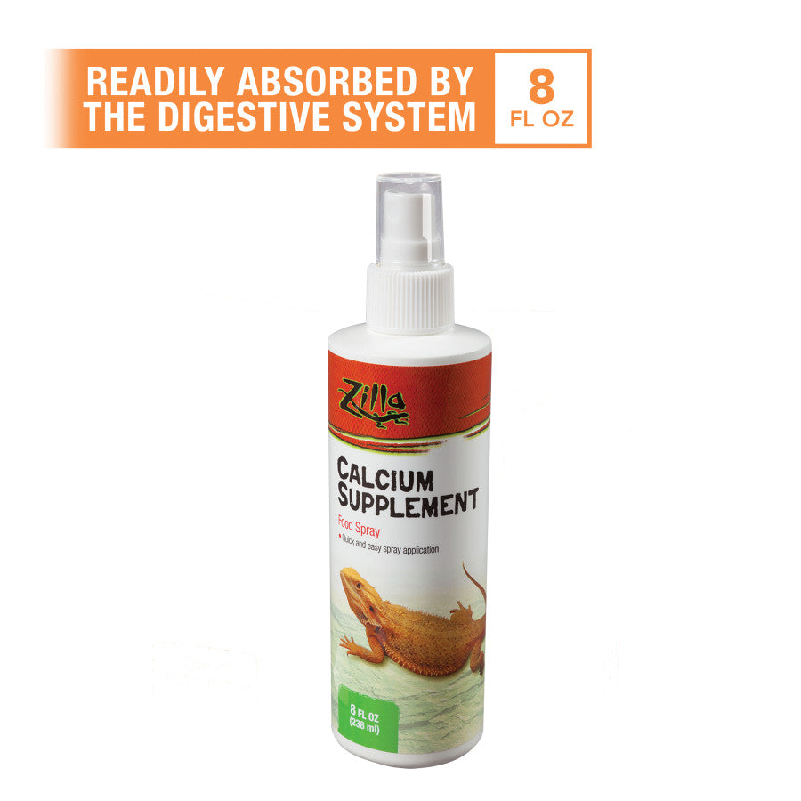 Zilla Calcium Supplement Spray, 8 oz