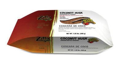 Zilla Coconut Husk Brick packaging, angled to show the front with product details and a glimpse of the bottom.