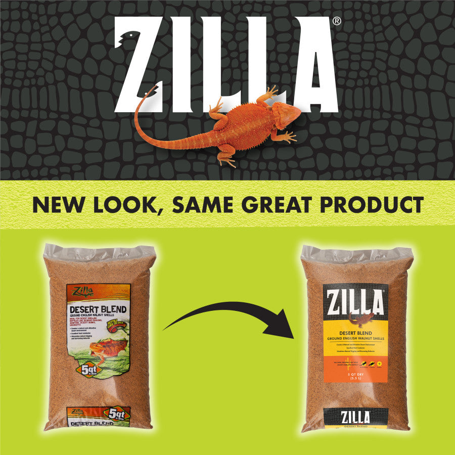 Zilla Desert Blend Ground English Walnut Shells Substrate, 5 qt, view 2