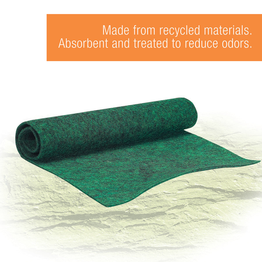 Zilla Reptile Terrarium Liner, Green, 20 L/29/37 gal