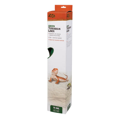 Zilla Reptile Terrarium Liners, Green 75/90 gal