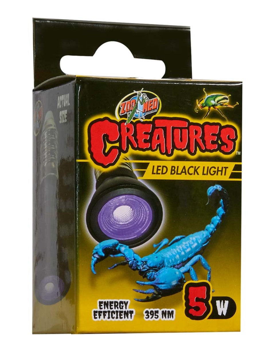 Zoo Med Creatures LED Black Light for Invertebrate Habitats