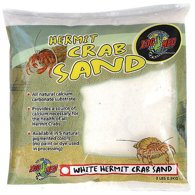 Zoo Med Hermit Crab Sand, White, 2 lb
